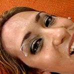 Fourth pic of Monsters of Cock - Big boobed blonde chick sucking & being fucked by big cock!