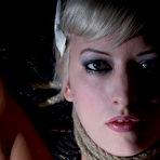 Third pic of SexPreviews - Cherry Torn blonde in tight rope bondage with intense pain