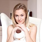 First pic of Busty Blonde Model In Pink Panties