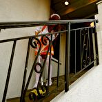 First pic of Saori Harada -  Lovely Asian teen in fishnets and uniform