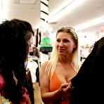 First pic of Couples Seduce Teens - Brunette teen enjoying threesome sex