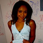 First pic of Black teen sucks a white gloryhole cock for cum