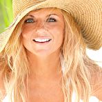 Fourth pic of Geri Halliwell shows cleavage in various bikinies photoshoot