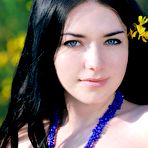 First pic of Beautiful Brunette Model Posing In The Sun