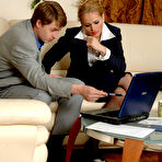 First pic of LadiesFuckGents :: Morris&Susanna red hot strapon sex