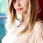 First pic of Blonde With Perky Tits Takes Off Her Pantyhose