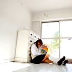 First pic of Mie Matsuoka - Asian babe Mie shows her panties in the class