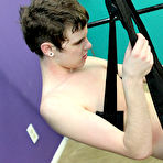 Fourth pic of They start off suck each other's hard dicks while sitting in the swing first time man sex at Boy Crush!