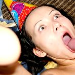 Fourth pic of Little Hellcat - Slim Amateur Teen Codi Fucked On Birthday