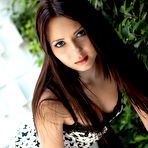 First pic of Natasha Belle In A Black And White Dress