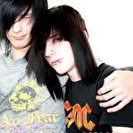 First pic of Josh being so horny, blows his cram all over his chest and even manages to shoot on top of his shoulder boy sex boy at Homo EMO!