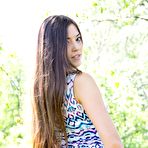 First pic of Naked Brunette In The Woods