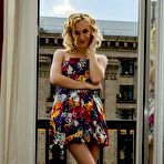 First pic of Busty Nude Blonde With Curly Hair