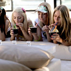 First pic of Five hot teens playing outdoors