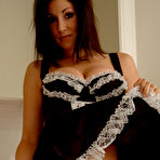 First pic of Hotty Stop / Sweet Krissy posing as a sexy french maid, still cleaning the house as she strips nude