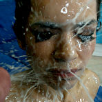 Fourth pic of Fucked up Facials - Huge ass and tits filthy latina getting a big load of cum