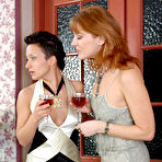 First pic of KissMatures :: Bridget&Sheila lesbian MILF fucks girl