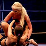 Second pic of Sex Previews - Blonde Cat lesbian babe in sex catfight is fisted by lezdom Aspen