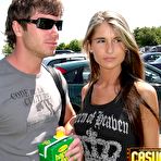 First pic of Hot teen with huge tits gets fucked in every hole outdoors