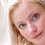 Fourth pic of abbywinters.com presents Rebecca - Petite blue-eyed blonde teen with small tits shows off her hairy bush at Brdteengal.com
