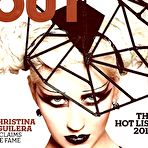 Second pic of Christina Aguilera various sexy posing scans from mags