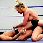 Third pic of Sex Previews - Kathia Nobili in bitches catfight with blonde lesbian Brandy Smile