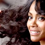 Third pic of Zoe Saldana nude photos and videos at Banned sex tapes