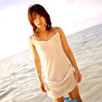 Second pic of Naughty slut lifts sarong for a look at pussy @ Idols69.com... Always more then you expect! 