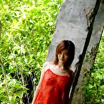 First pic of Ray Ito - Asian slut in red lingerie shows her tits 