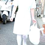 First pic of Teens from Tokyo Japanese nurse masturbating on the toilet!