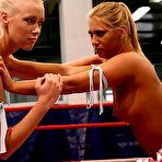 First pic of Sex Previews - Linda Ray lesbian blonde babe in pussy catfight with dominant Teena