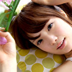 Second pic of Manami Sato Asian with sexy curves in bath suit plays with pillow