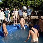First pic of There is nothing like a nice summer time splash, especially when the pool is man made and ghetto rigged as fuck naked mens group