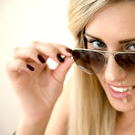 Fourth pic of Blonde beautiful Jassie Gold uses her nubile charms to seduce her man and gives him a hot ride in her bald pussy