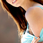 First pic of Madison Morgan fondling her perfect pussy on the couch