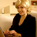 First pic of Iga Wyrwal - Iga Wyrwal takes her classy expensive outfit off and teases us in stockings.