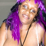 Second pic of Black breasted Carol shows and plays her massive melons