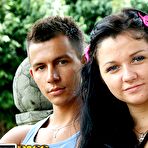 First pic of Lewd outdoor sex scenes with nasty couple - pornweekends.com