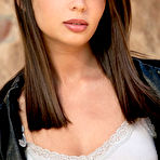 First pic of Sally Charles stripping and masturbating outdoors