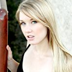 First pic of Private Jewel - Dressed in black short dress and stockings Private Jewel bends over to show her ass