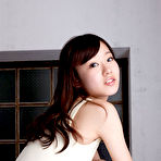 Third pic of Kana Yuuki Asian in white bath suit moves with grace and passion