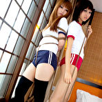 Third pic of Dimdim Asian and nasty babe have boobs and hands tied in ropes