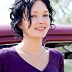 Third pic of Loreen A - Loreen A takes her lingerie in front of the camera and shows her round breasts.