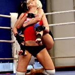 Second pic of Sex Previews - Karlie Simon blonde busty babe in lesbian catfight with brunette Liz