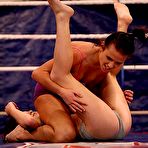 Second pic of Sex Previews - Tiffany Doll lesbian brunette in sex catfight with hot Denise Sky