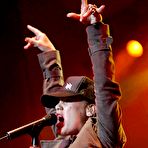 Third pic of Pink sexy performing live at Tuborg Greenfest, shows cleavage