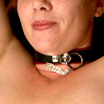 First pic of SexPreviews - Lilla Katt bdsm redhead slavegirl in stockings is vibrated to orgasm