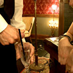 Fourth pic of SexPreviews - Cherry Torn bdsm slave is strapon fucked and made to drink cum