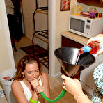 First pic of Hotty Stop / Megan QT and Princess Blueyez playing some fun drinking games and end up taking off their clothes