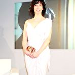 Second pic of Sophie Marceau at press conference paparazzi shots
